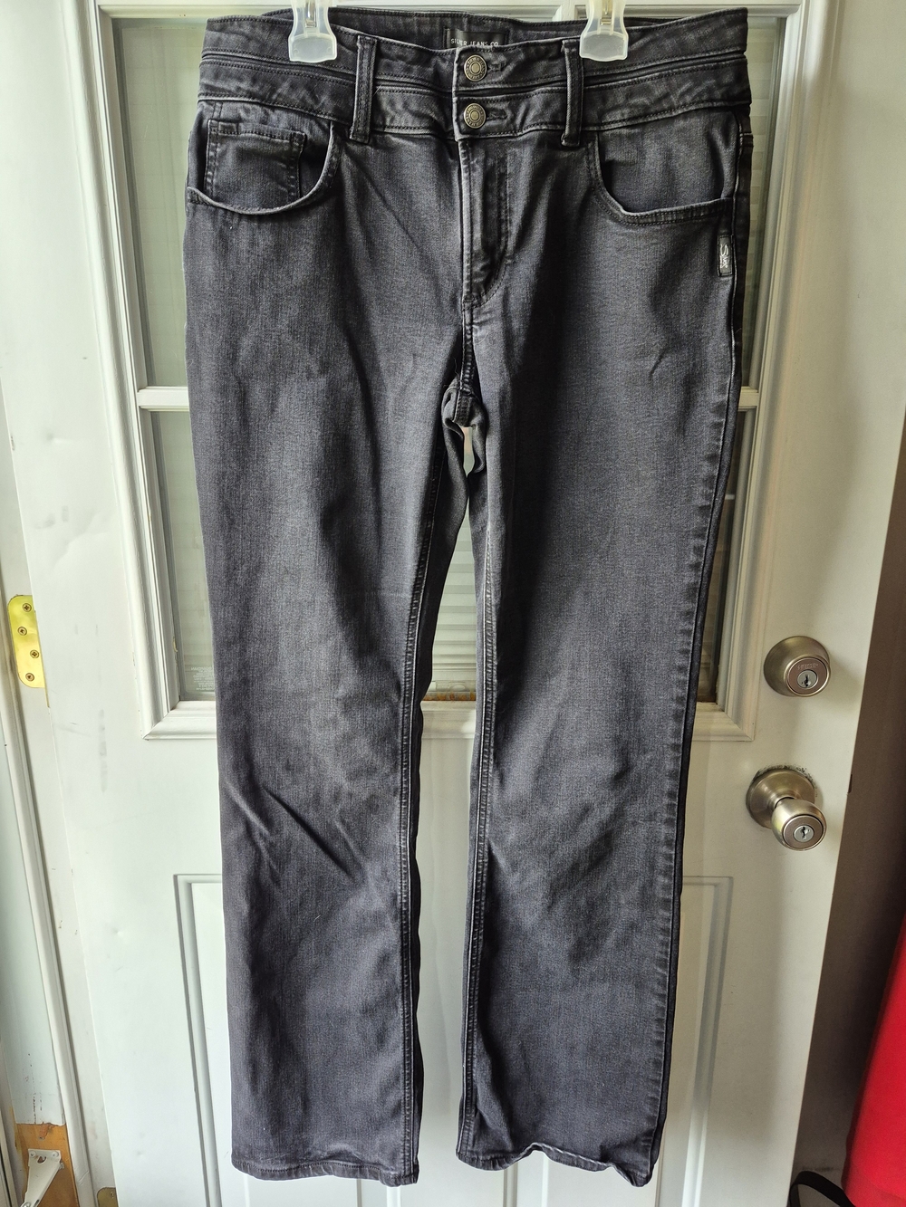 Silver Jeans Women's Slim Bootcut Black Denim Jeans
